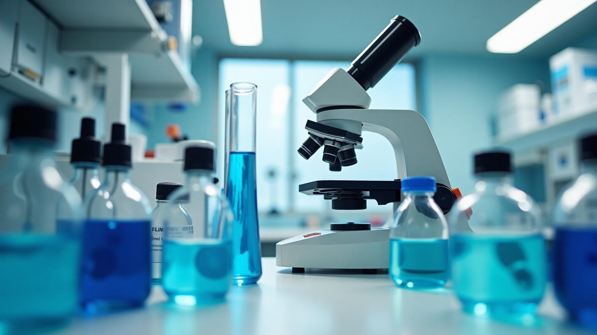 High-quality laboratory equipment showing precision chemistry testing and quality control
